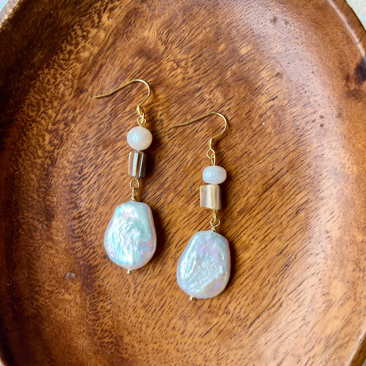 Pastel Pearl Earrings