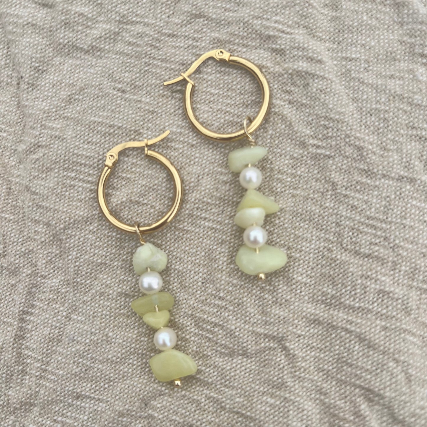 Missy Jade Hoop Earrings