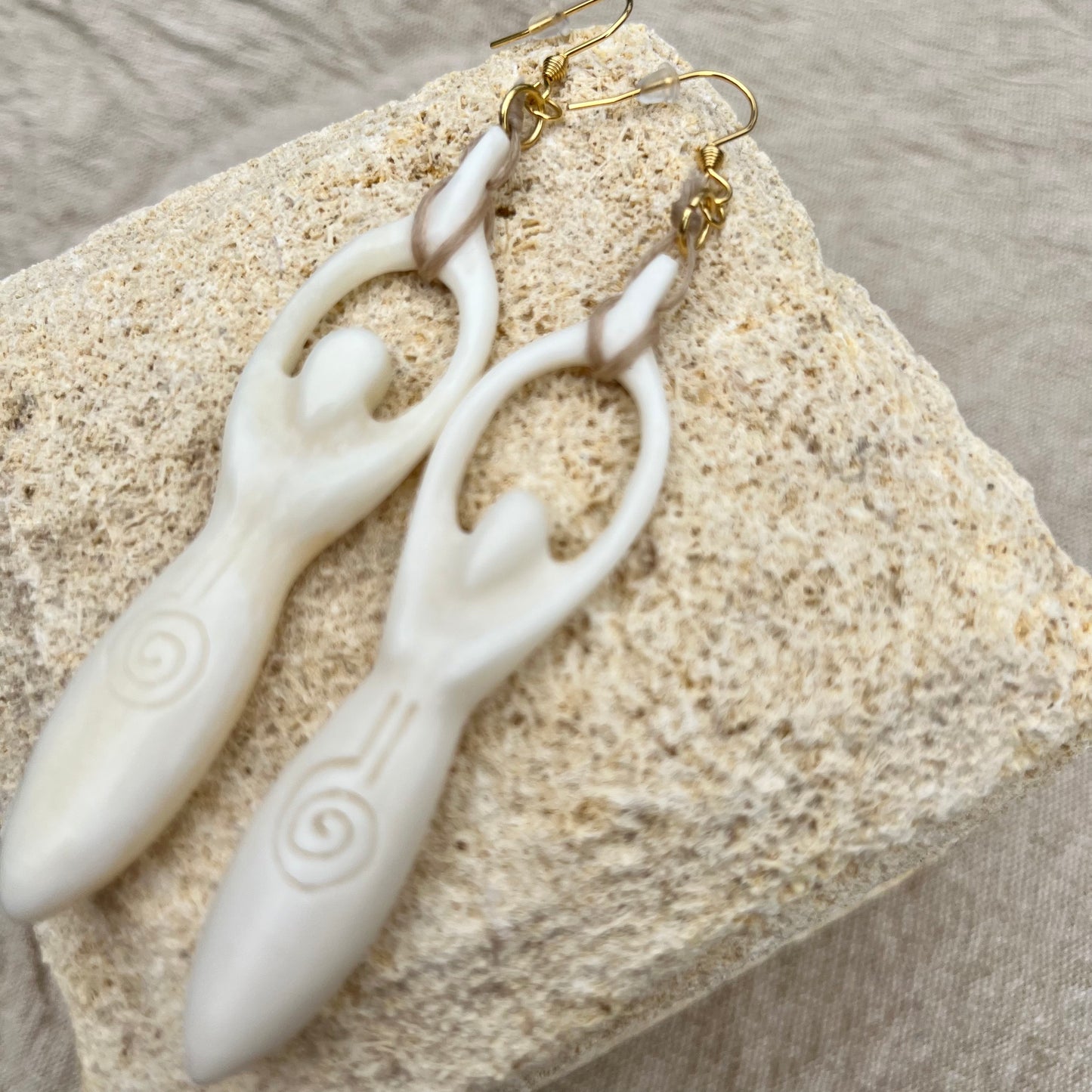 Manaia Bone Earrings