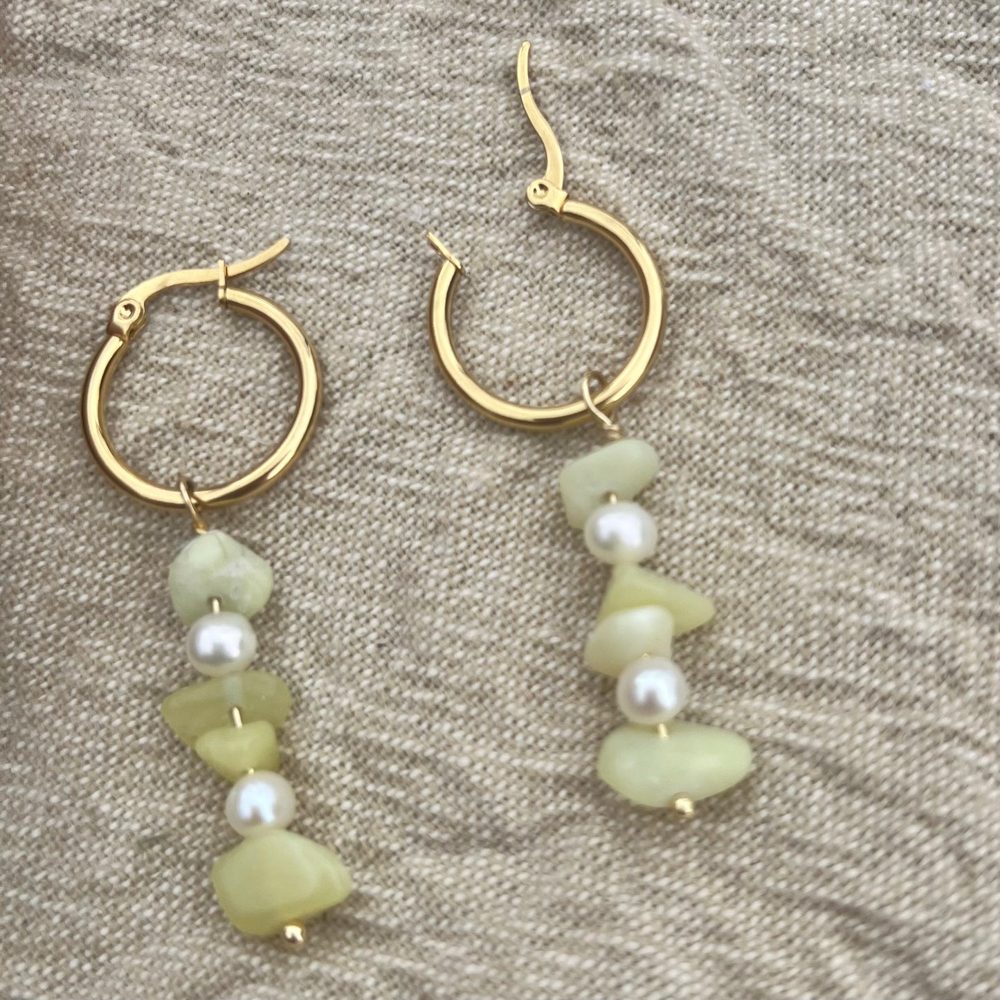 Missy Jade Hoop Earrings